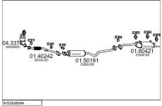 Výfukový systém MTS NISS60609A016924