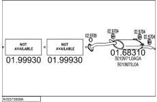 Výfukový systém MTS NISS75609A004266