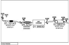 Výfukový systém MTS NISS76609A004266