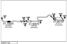 Výfukový systém MTS NISS81710A007856