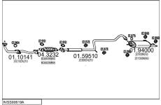 Výfukový systém MTS NISS90619A005219