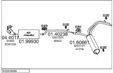 Výfukový systém MTS NISS93609A017687