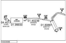 Výfukový systém MTS NISS93609B017687