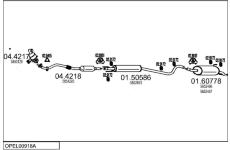 Výfukový systém MTS OPEL00918A009246