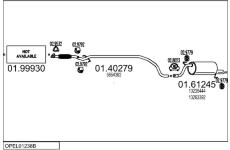 Výfukový systém MTS OPEL01238B009294