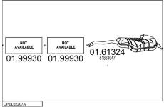 Výfukový systém MTS OPEL02207A013937