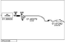 Výfukový systém MTS OPEL02428B012034