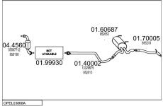 Výfukový systém MTS OPEL03868A012088