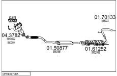 Výfukový systém MTS OPEL09700A020111