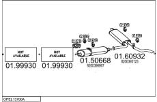 Výfukový systém MTS OPEL15700A023501