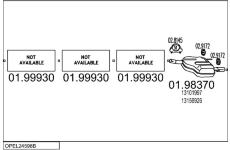 Výfukový systém MTS OPEL24598B016530