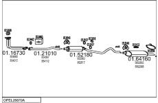 Výfukový systém MTS OPEL26870A018868