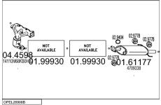 Výfukový systém MTS OPEL26908B012485