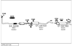 Výfukový systém MTS OPEL52710A003877