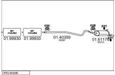 Výfukový systém MTS OPEL56589B022686
