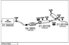 Výfukový systém MTS OPEL57569A010100