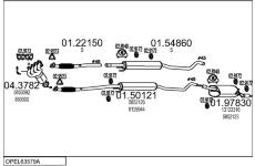 Výfukový systém MTS OPEL63579A015295