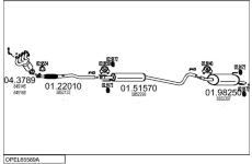 Výfukový systém MTS OPEL65589A129091