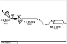 Výfukový systém MTS OPEL65888B031968