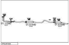 Výfukový systém MTS OPEL66700A000589
