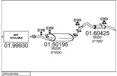 Výfukový systém MTS OPEL69700A009992