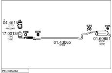 Výfukový systém MTS PEUG08488A058876