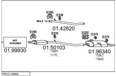 Výfukový systém MTS PEUG15690A014399