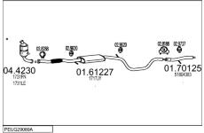 Výfukový systém MTS PEUG29089A031526
