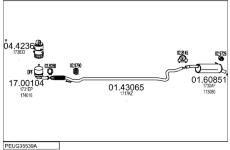 Výfukový systém MTS PEUG35539A020030