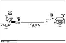 Výfukový systém MTS PEUG38539A033231