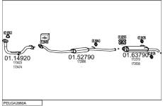 Výfukový systém MTS PEUG42860A008587