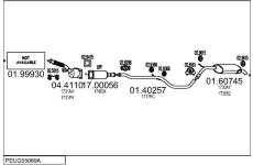 Výfukový systém MTS PEUG55069A028141