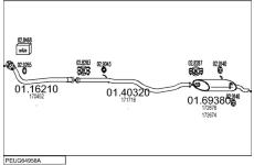 Výfukový systém MTS PEUG64958A057242