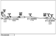 Výfukový systém MTS PEUG68428B132647