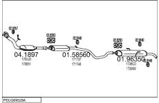 Výfukový systém MTS PEUG69529A028655