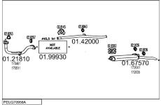 Výfukový systém MTS PEUG70958A132741