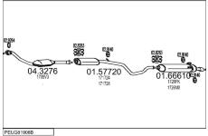 Výfukový systém MTS PEUG81908B125178