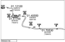 Výfukový systém MTS RENA00179A001970