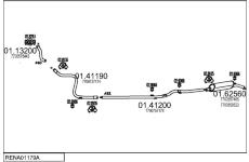 Výfukový systém MTS RENA01179A001971