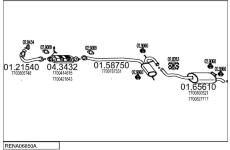 Výfukový systém MTS RENA06850A003758