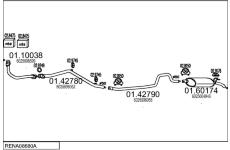 Výfukový systém MTS RENA08680A002109