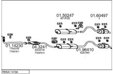Výfukový systém MTS RENA11479A010362