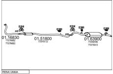 Výfukový systém MTS RENA12680A002007