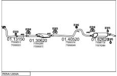Výfukový systém MTS RENA12850A002036