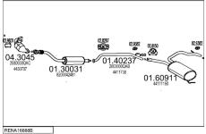 Výfukový systém MTS RENA16888B031589