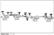 Výfukový systém MTS RENA17479A003773
