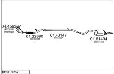 Výfukový systém MTS RENA18670A057401