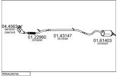 Výfukový systém MTS RENA20670A057401