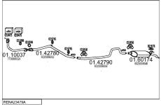 Výfukový systém MTS RENA23479A002109