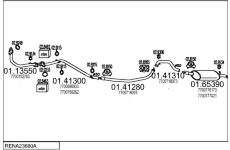 Výfukový systém MTS RENA23680A002099